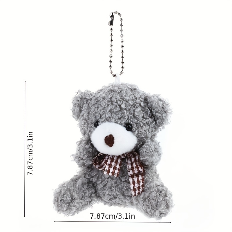 1pc Oso De Peluche Con Estampado De Leopardo Llavero Lindo Muñeco De  Peluche Colgante De Llavero Colgante De Bolsa Escolar - Joyería Y  Accesorios - Temu Mexico