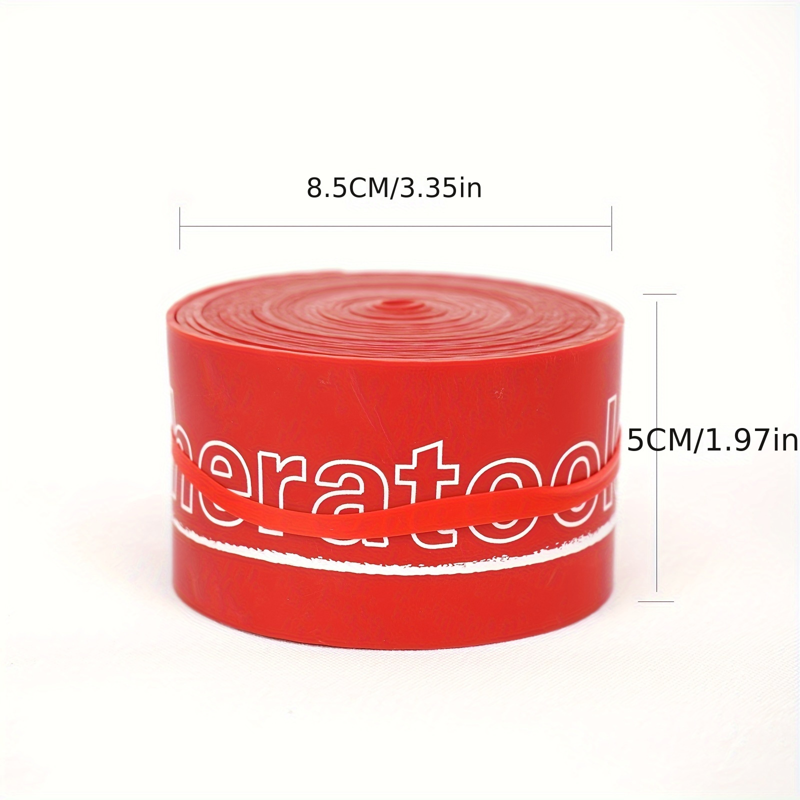 

Red , 3.35in Width, 1.97in Thickness, Rubber Fascia Therapy Booster, Voodoo Band For Leg, Ankle Rehabilitation, Strength Training