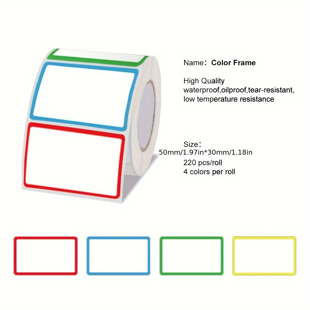 Thermal Stickers Labels Roll Barcodes Inventory Christmas Stickers