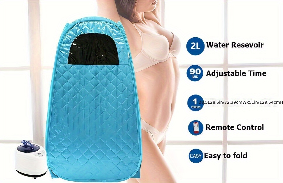 1pc Sauna Vapor Spa Sauna Portátil En Casa Tamaño Completo - Temu