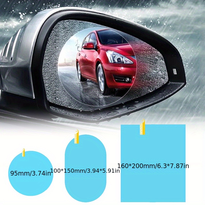 Car Rearview Mirror Rainproof Film Film Reflective Reversing Temu