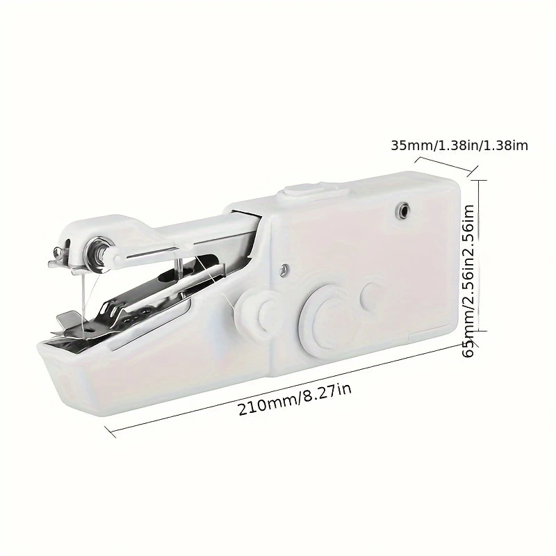 handheld sewing machine portable mini handheld sewing machine cordless electric sewing device suitable for beginners professionals adults details 2