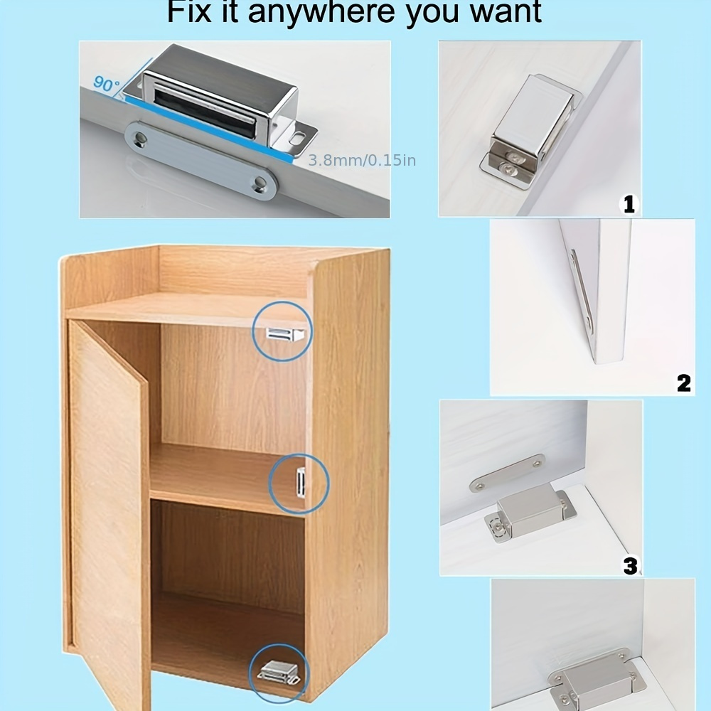 2/4/6/8 Pezzi Fermi Magnetici Porta Fermi Pesanti In Acciaio - Temu Italy