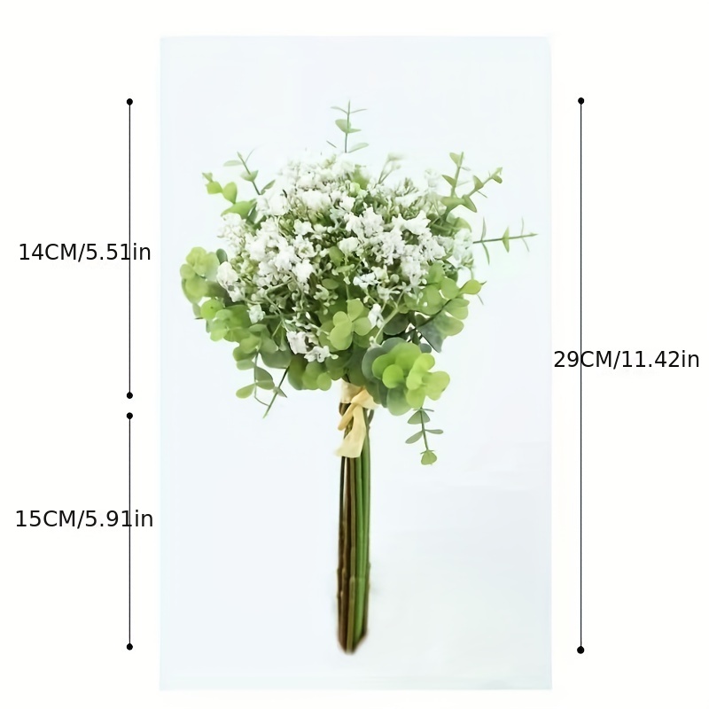 Artificial Baby Breath Flowers Bouquets Fake Eucalyptus - Temu