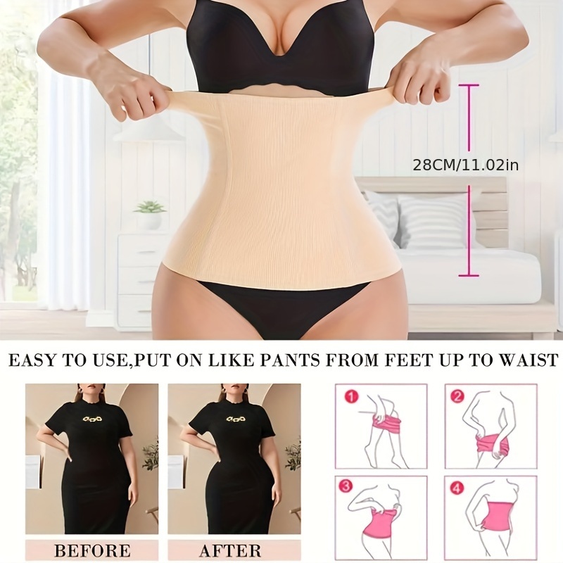 6 Size Available Elastic Body Shaped Waistbelt Mesh Slimming - Temu