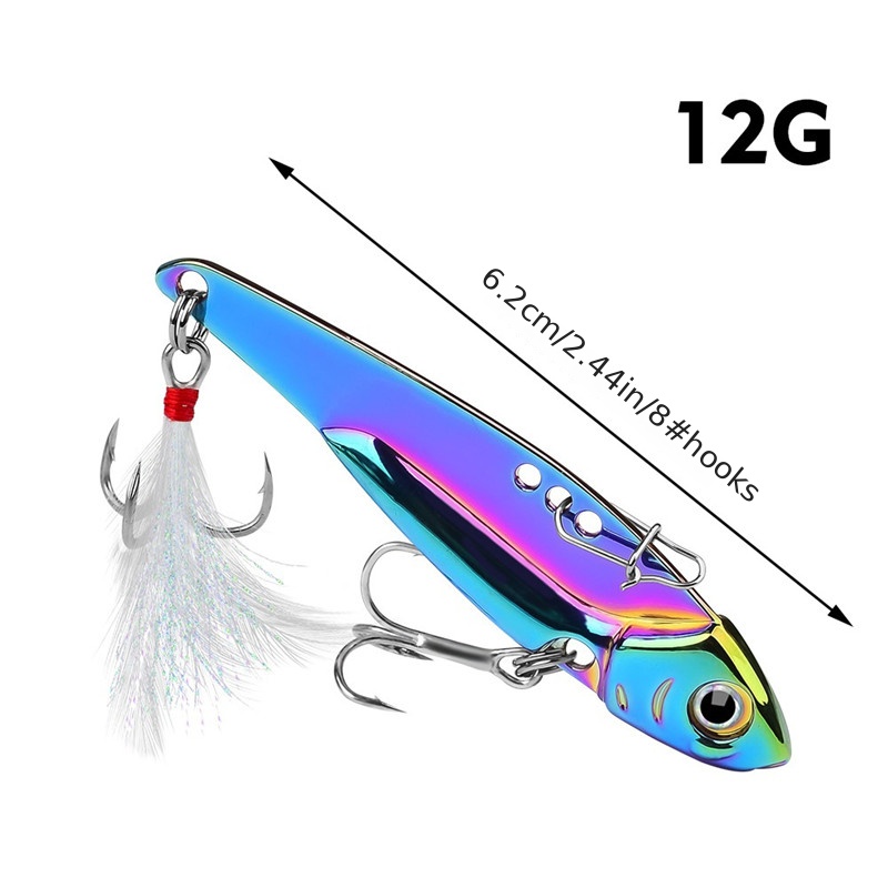 Artificial Lure Bait Saltwater Fishing Deep Minnow Flies Stainless Steel  Hook