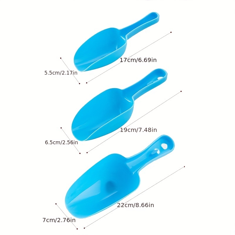 Ice Scoop Ice Shovel Plastic Kitchen Scoops Canisters - Temu