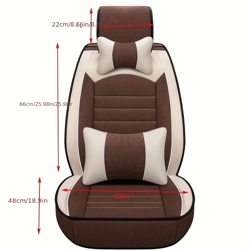 Four Seasons Universal Car Seat Cushion Small Fragrance Square Comfortable  Car Seat Cushion Net Red Small