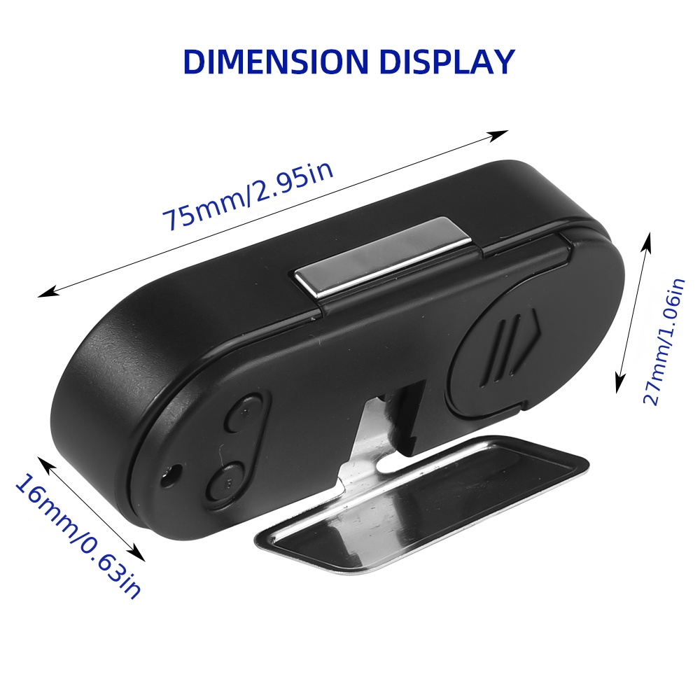 Auto Digital LCD Uhr/Temperatur Display Elektronische Uhr
