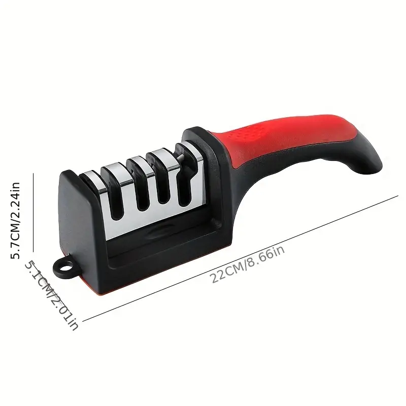 Knife Sharpener, 4 Stage Knife Sharpener, Ergonomic And Easy To Use Knife  Sharpening Kit With 4 Stage Sharpening Slots, Stainless Steel 1 Kitchen Knife  Sharpener For Kitchen Knives, Kitchen Stuff, - Temu