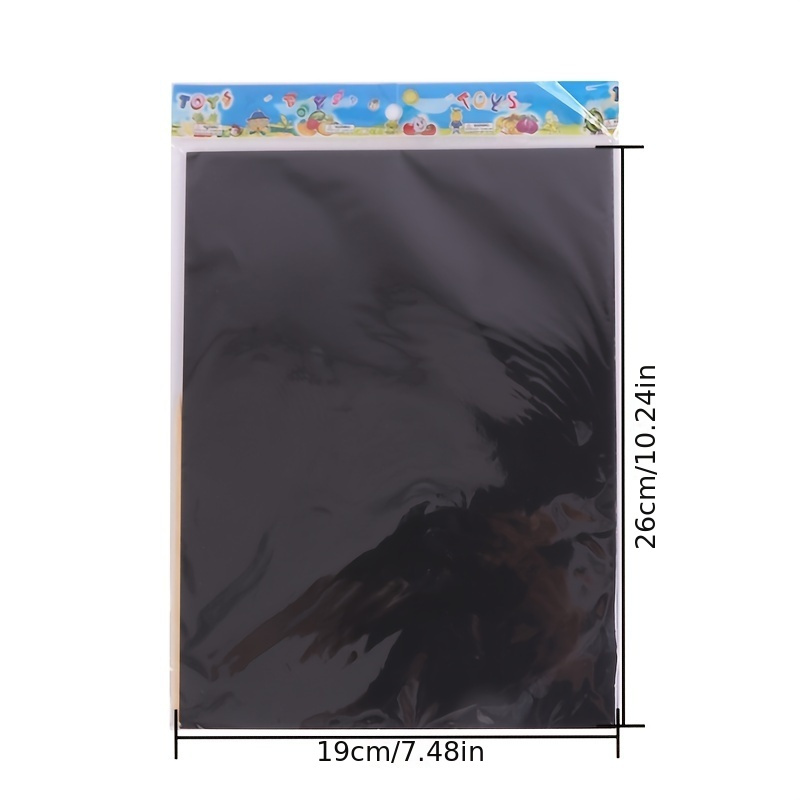 Students' Colorful Scratch Paper A4 Black Drawing Paper - Temu