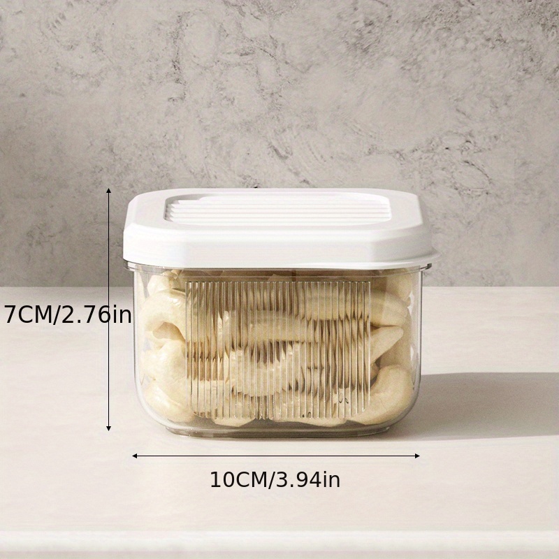 1 contenitore ermetico per alimenti, contenitori in plastica senza BPA con  coperchi durevoli, ideali per cereali, riso, spaghetti, farina, zucchero,  forniture da cucina. - Temu Italy