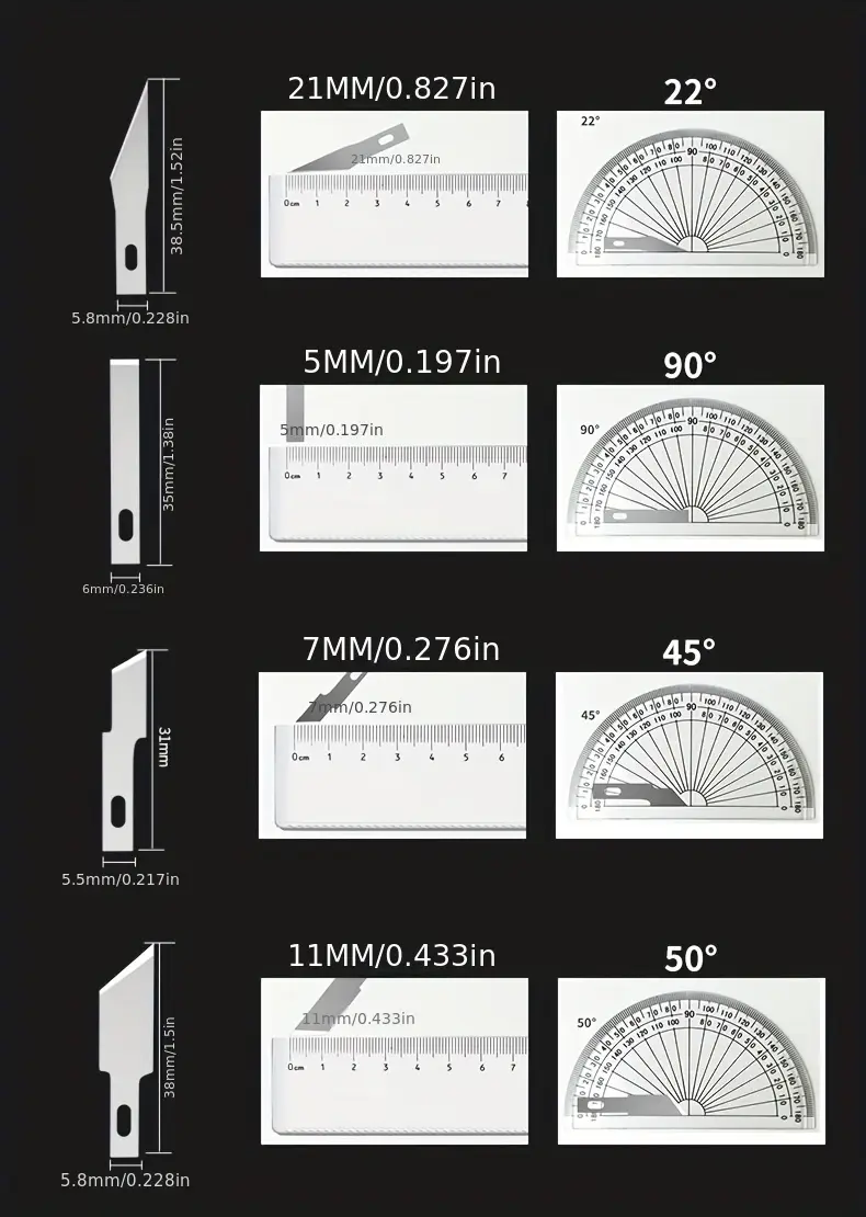 13 carving knife pen art seal cutting manual combination paper non slip gadget diy precision repair tool details 11