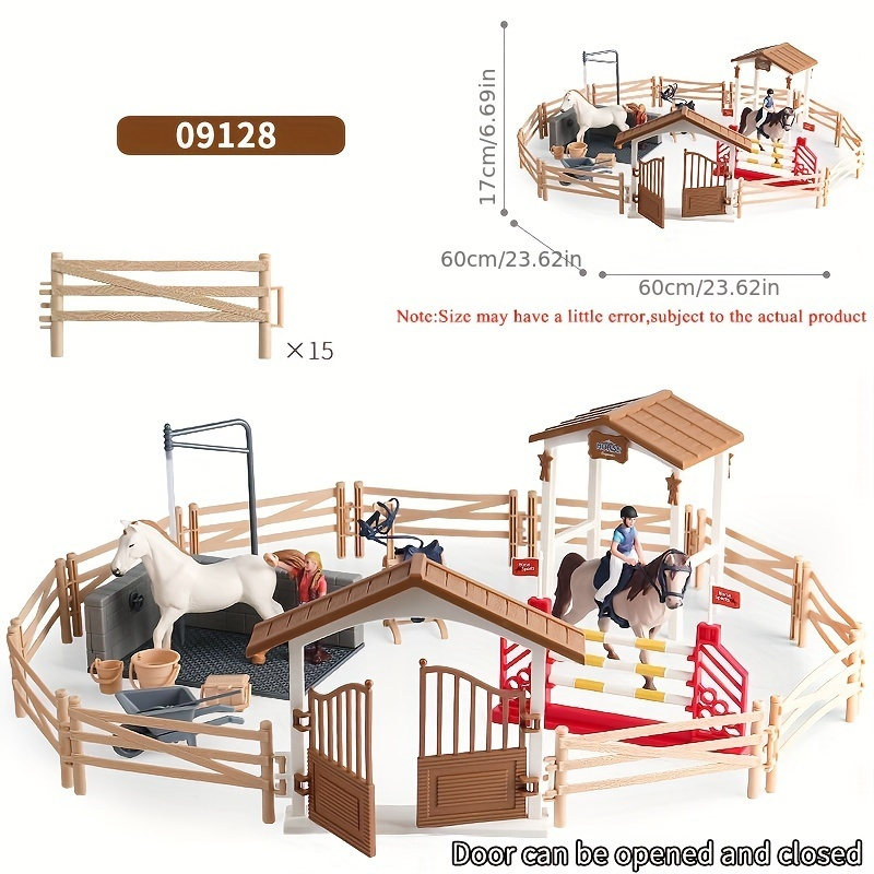 Image of A Toy Simulation Farm With A Ranch, Stable, And Riding Club For Dolls, Perfect For Gifting During Christmas, Thanksgiving, Or Festival