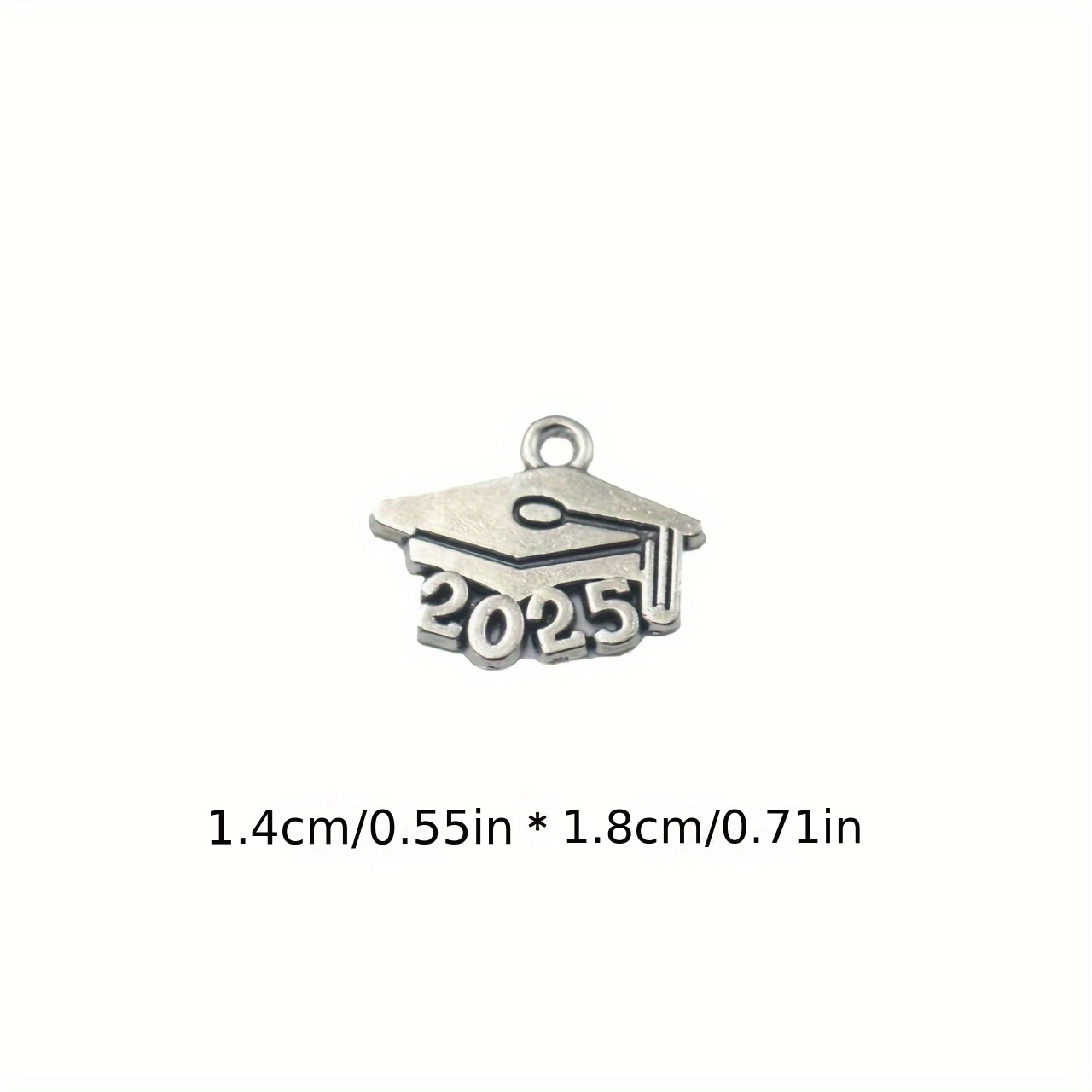 2025 Graduation Cap Charms Zinc Alloy No Enamel Perfect Diy Temu