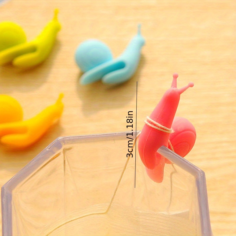 Adorable Silicone Tea Bag Holders - Cute Snail Shaped & Candy Colored -  Random Color Selection - Temu