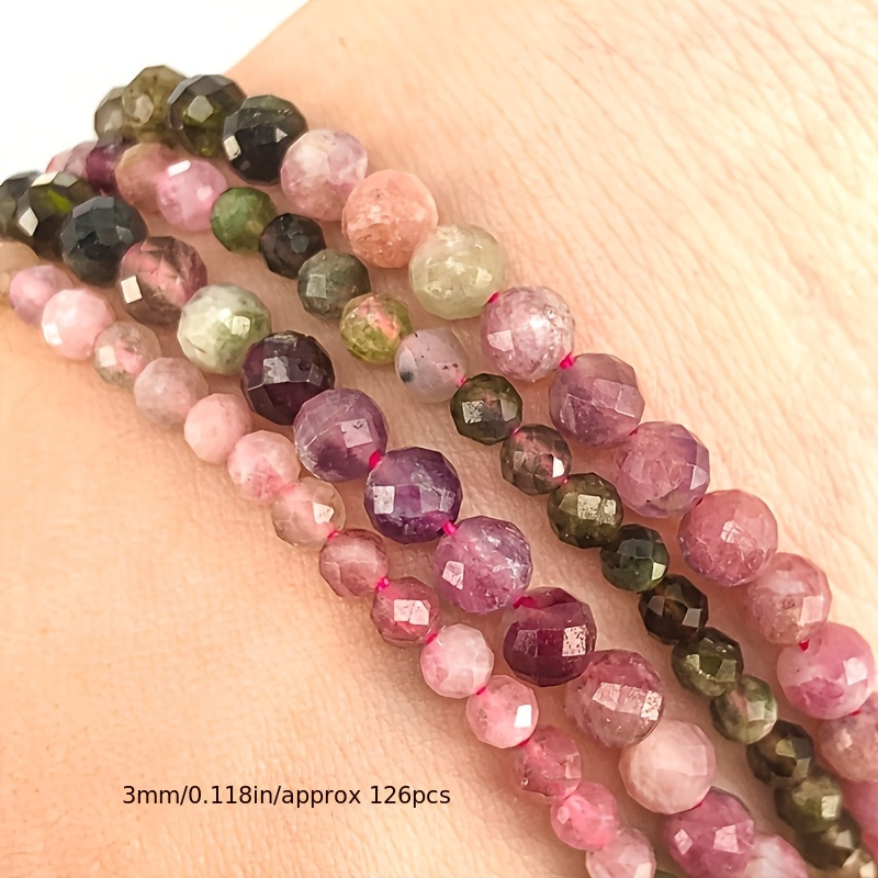 Image of 2-3-4mm Natural Ice Transparent Candy-colored Beads - Jewelry Making Shapes, Suitable For, Necklace And Earring Bead Jewelry
