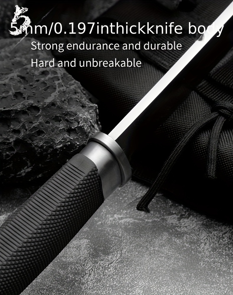 High Hardness 440 Steel Knife Portable Fixed Blade Rescue Knife Mini