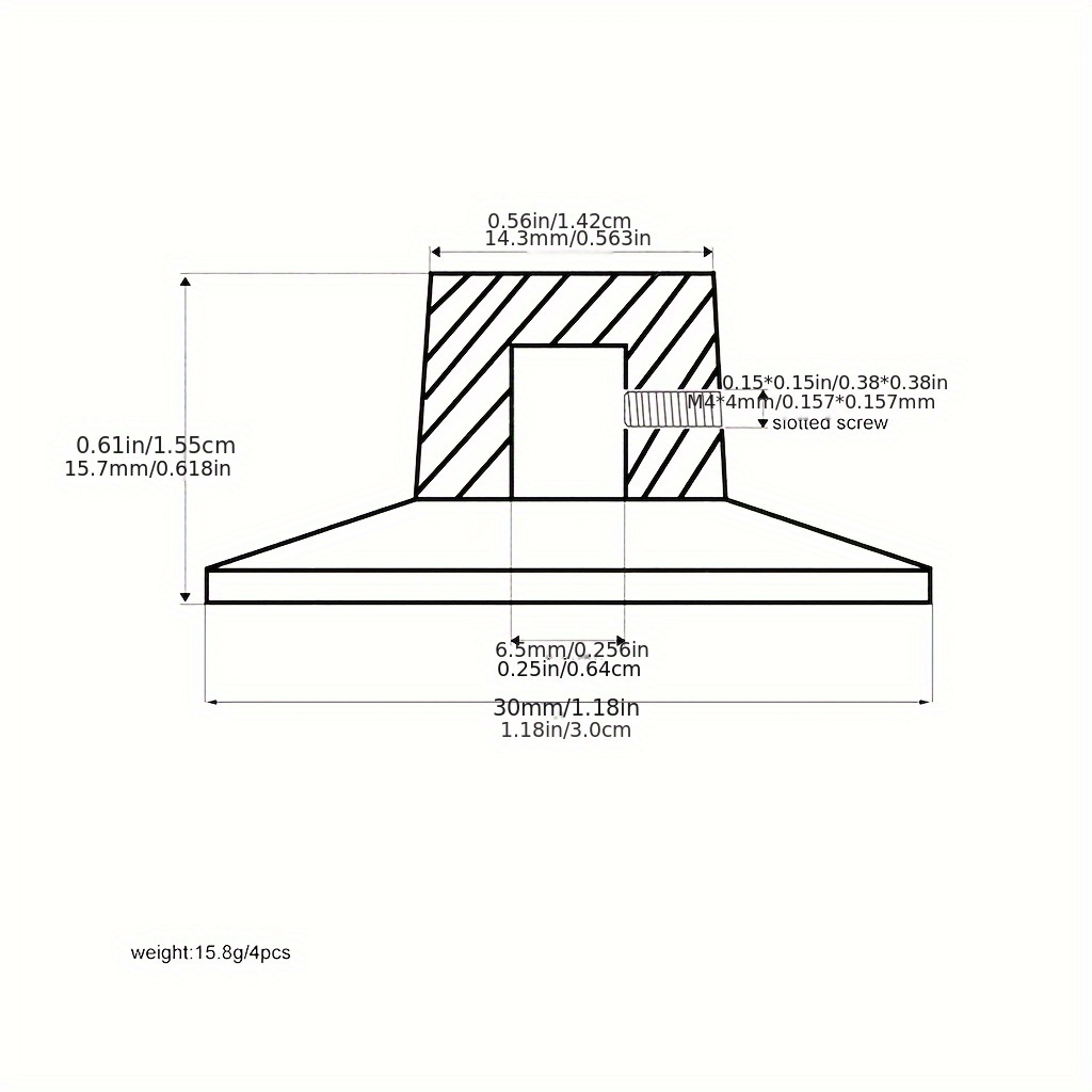 Musical Instrument Accessories Guitar Knob Vintage White/Black 2T2V