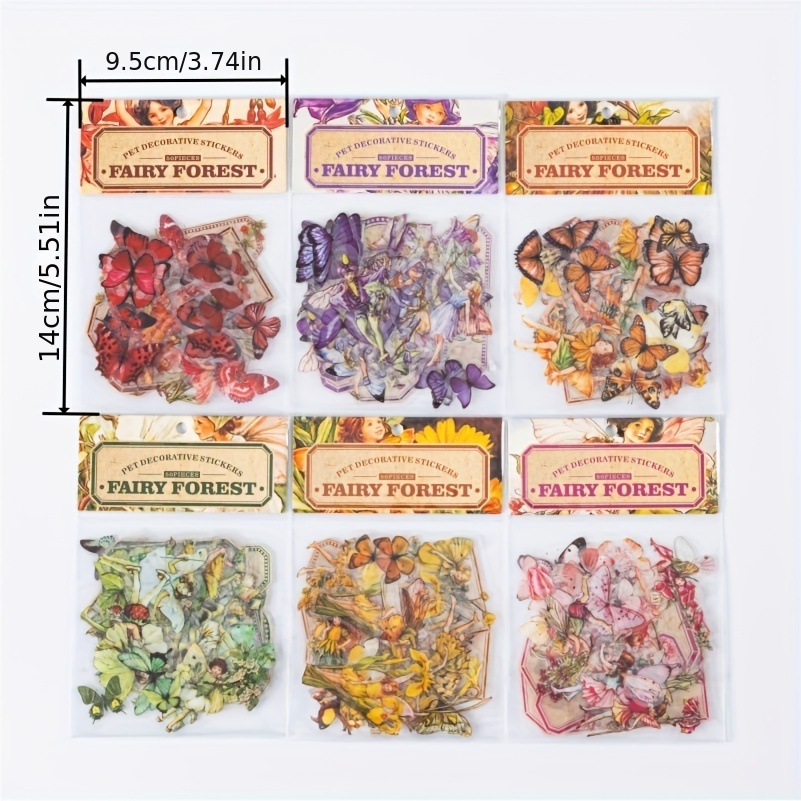 Flower Fairy Sticker Pack - Vintage Fairies Set Sticker for Sale by  elevens