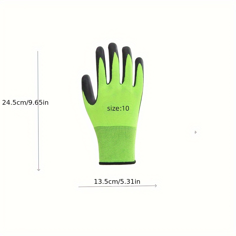 6 Pairs Women's Protective Gardening Gloves for Planting and