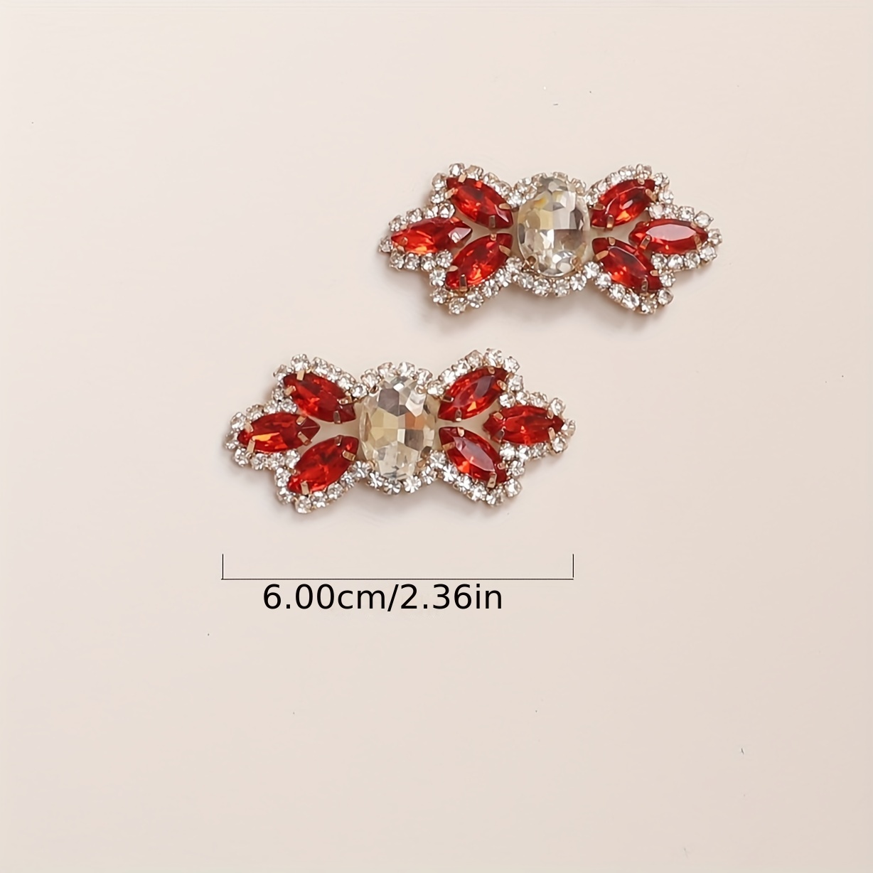 2pcs Shoe Clips Rhinestone Shoe Bling Decorations Clips Shoe Charms for Pumps, Men's, Size: 6.00