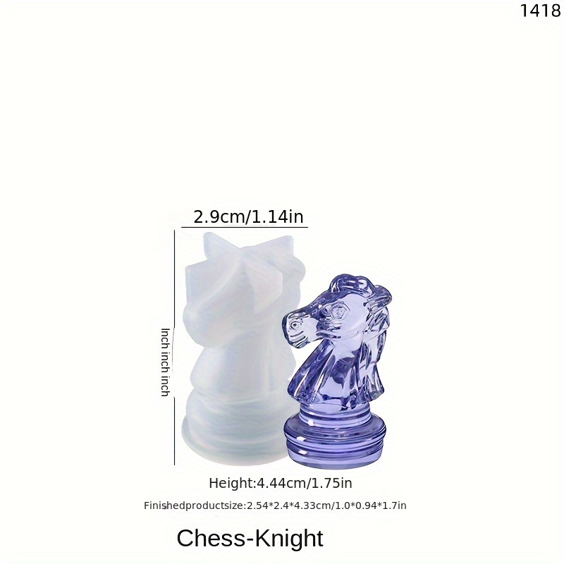 Silicone International Chess, Checkers Silicone Mold