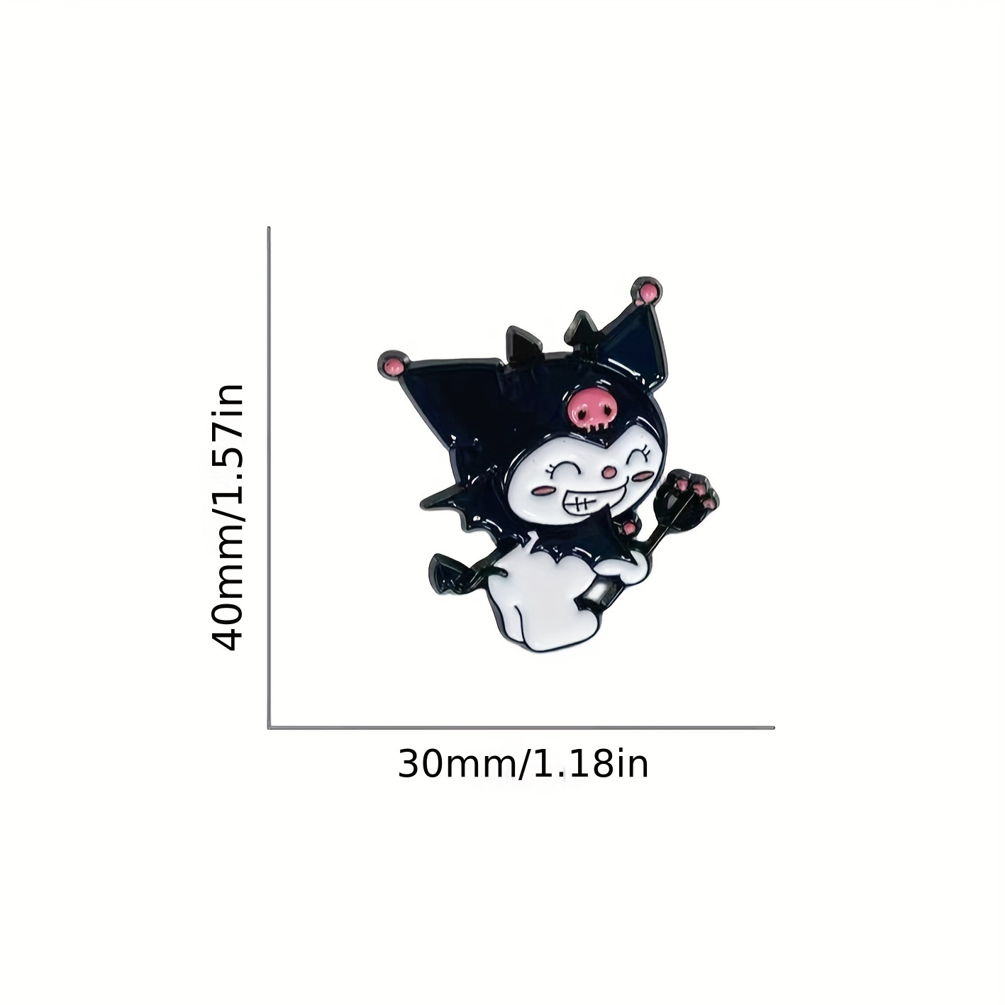 Series Brooch Pin Cute Kuromi Hello Kitty Pattern - Temu