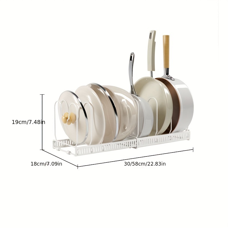 1 Estante Organizador Ollas Multiusos Cocina Estantes Ollas - Temu