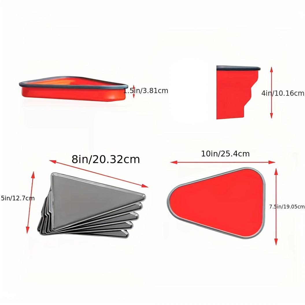 1pc Pizza Container Folding Pizza Container Adjustable Pizza Container Pizza  Crisper Box Triangle Pizza Box Plastic Folding Pizza Box Kitchen Tools  Kitchen Accessaries - Home & Kitchen - Temu