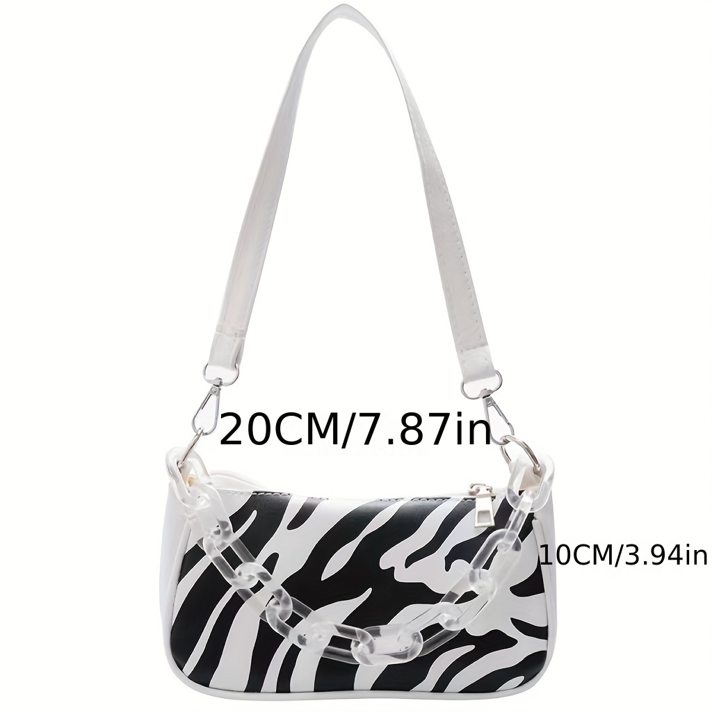 Cow Print Bags - Crossbody Cloud Bags Animal Zebra Pattern