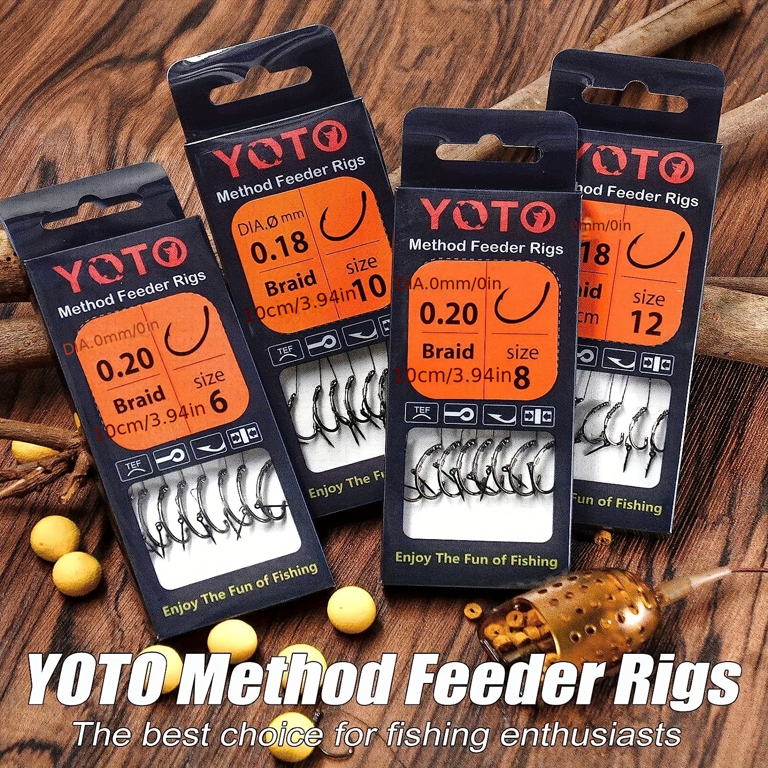 Yoto Method Feeder, Carp Fishing Feeder, Carp Feeder Set