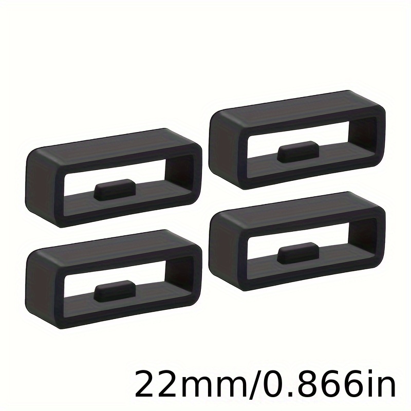 4pcs Compatible With For Garmin Fenix7 7x 6x 6 5x 5 5s 6s 7s Watch Bands Rubber Rings Forerunner 935/645 Accessories With Clasps