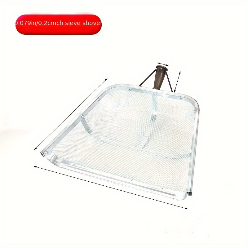 1pc Metal Soil Sieve, Sand, Rock, Leaf, Compost, Filter With Strainer Gardening Agricultural Tools, Durable Soil Sifting Artifact, Gardening Essentials