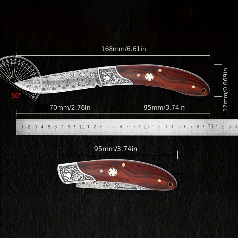 Cuchillo Plegable Multifunción 1/2/3 Piezas Navaja Bolsillo - Temu