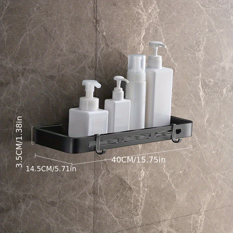 Toilet Storage Rack Free Punching Shower Caddy Shower - Temu