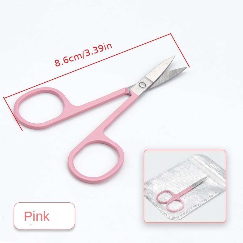 Portable Stainless Steel Colorful Scissors, Sharp And Easy To Cut Mini Small  Scissors, Beauty Tool Straight Head Scissors Diy Tools - Temu
