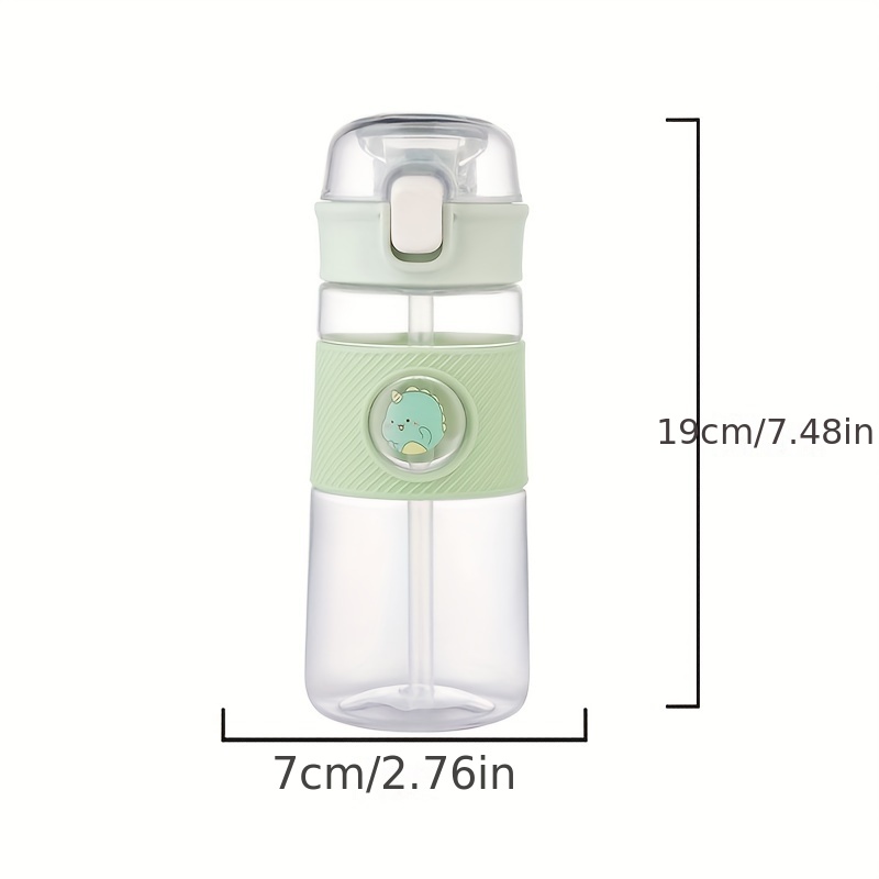 Anti slip Stainless Steel Water Bottle With Straw Lid And - Temu