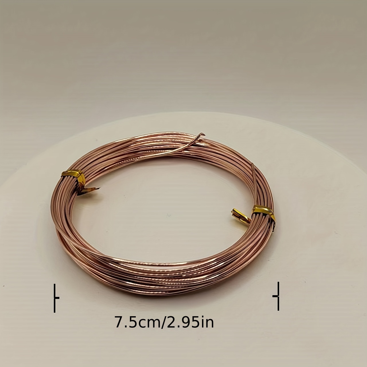 8 Gauge Copper Wire Dead Soft Coil Pure Round Copper Wire 5 FT