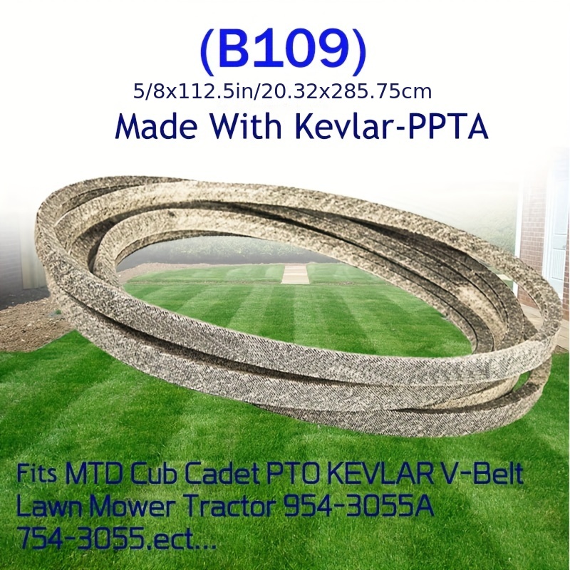 1 Stück (B109) 0,625 X 112,5 Kevlar Dry Wrap Keilriemen 954-3055A