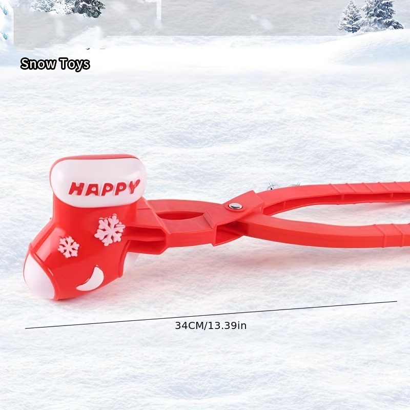 Plastic Summer And Winter Toys Snow Toys Snowball Clips - Temu