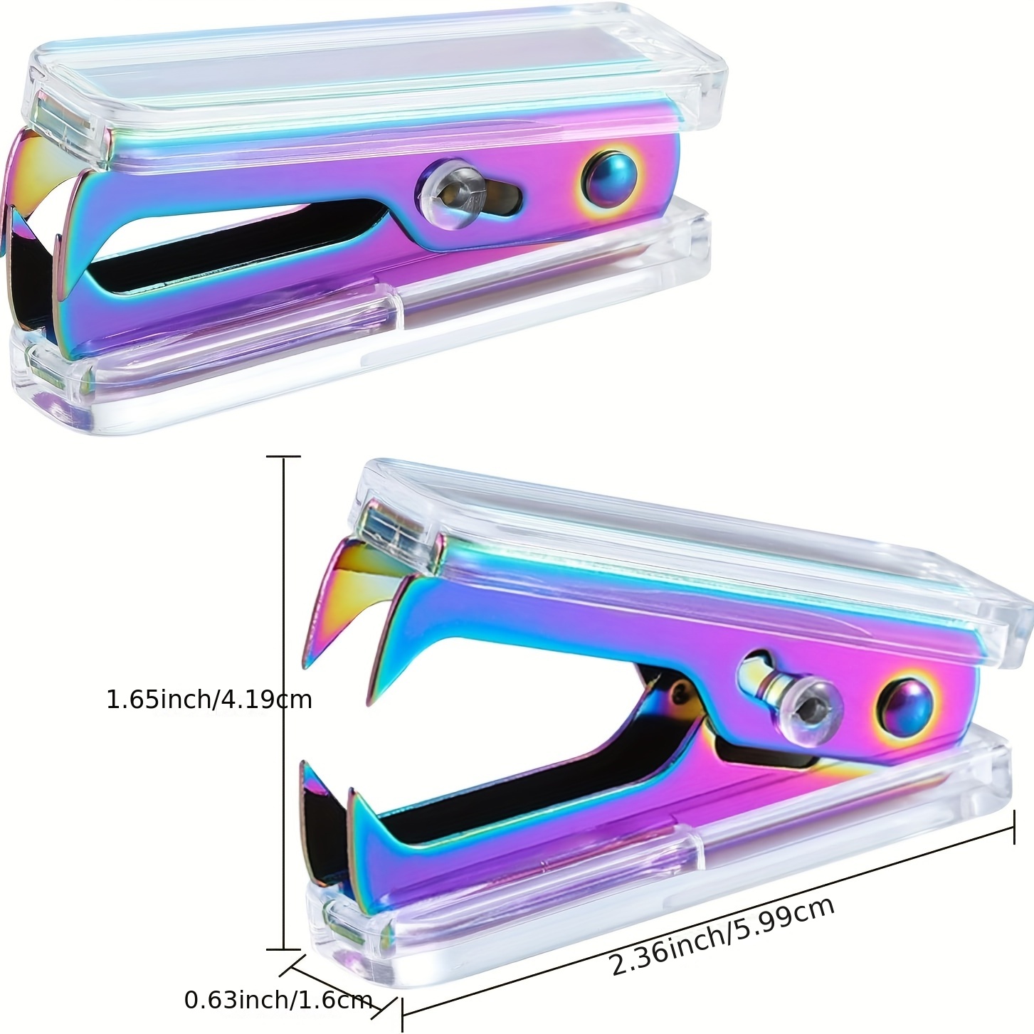 Office Supplies Set Acrylic Stapler Set Stapler Tape - Temu