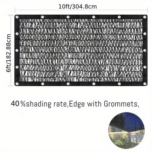 40 shade mesh sun shade netting sunblock fabric with grommets for plants heat protection patio outdoor greenhouse pergola coop