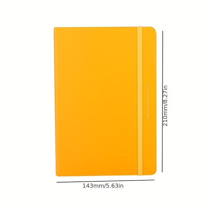 Deli Simple Leather Cover Notebook Wear resistant Notebook - Temu