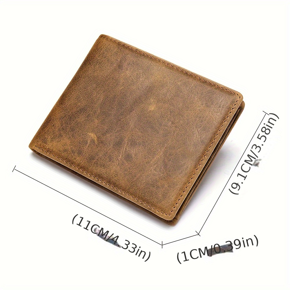 MVA Men Wallets Male Purse Genuine Leather Wallet with Coin Pocket