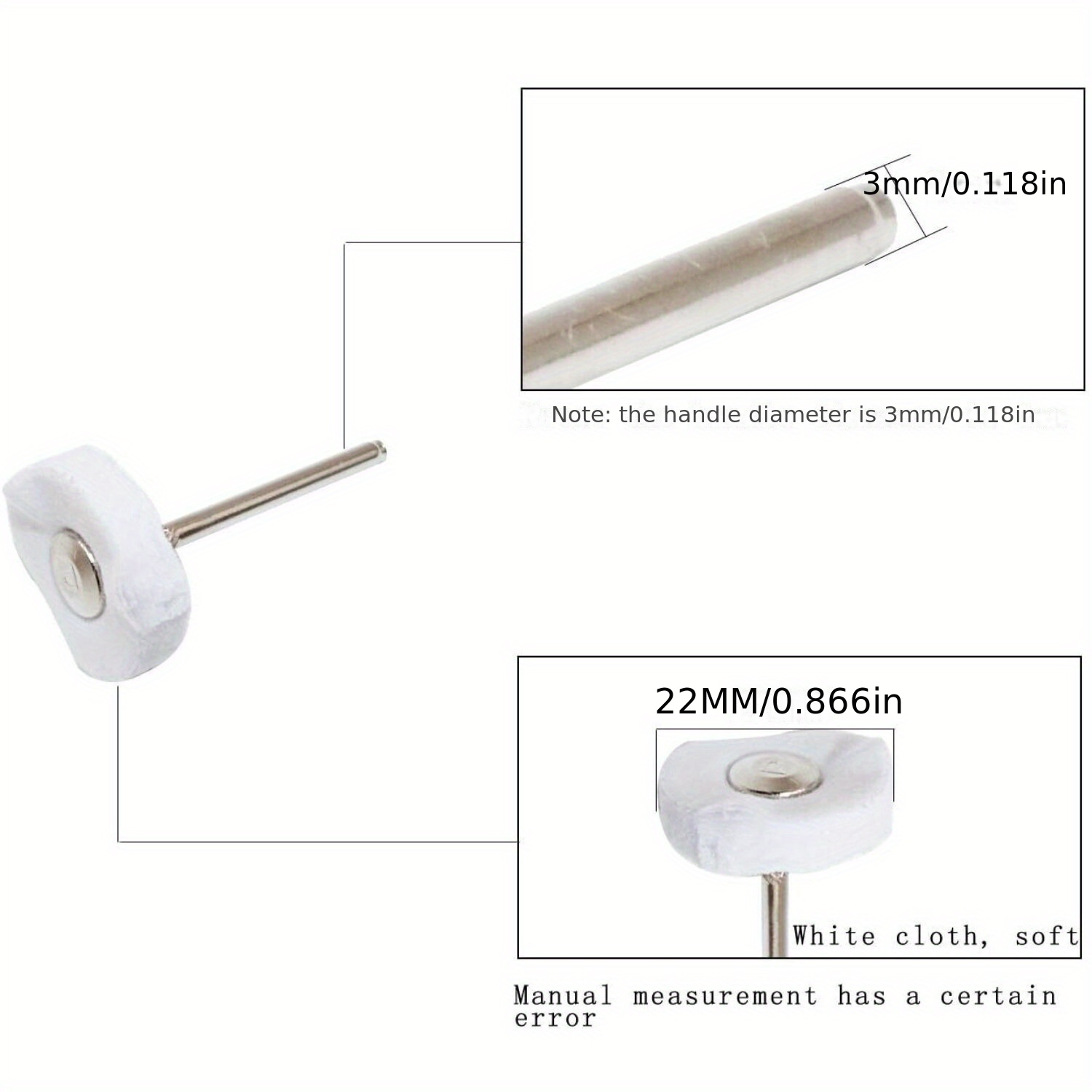 Little Buffer Wheels Muslin Buffing And Polishing Wheel For - Temu