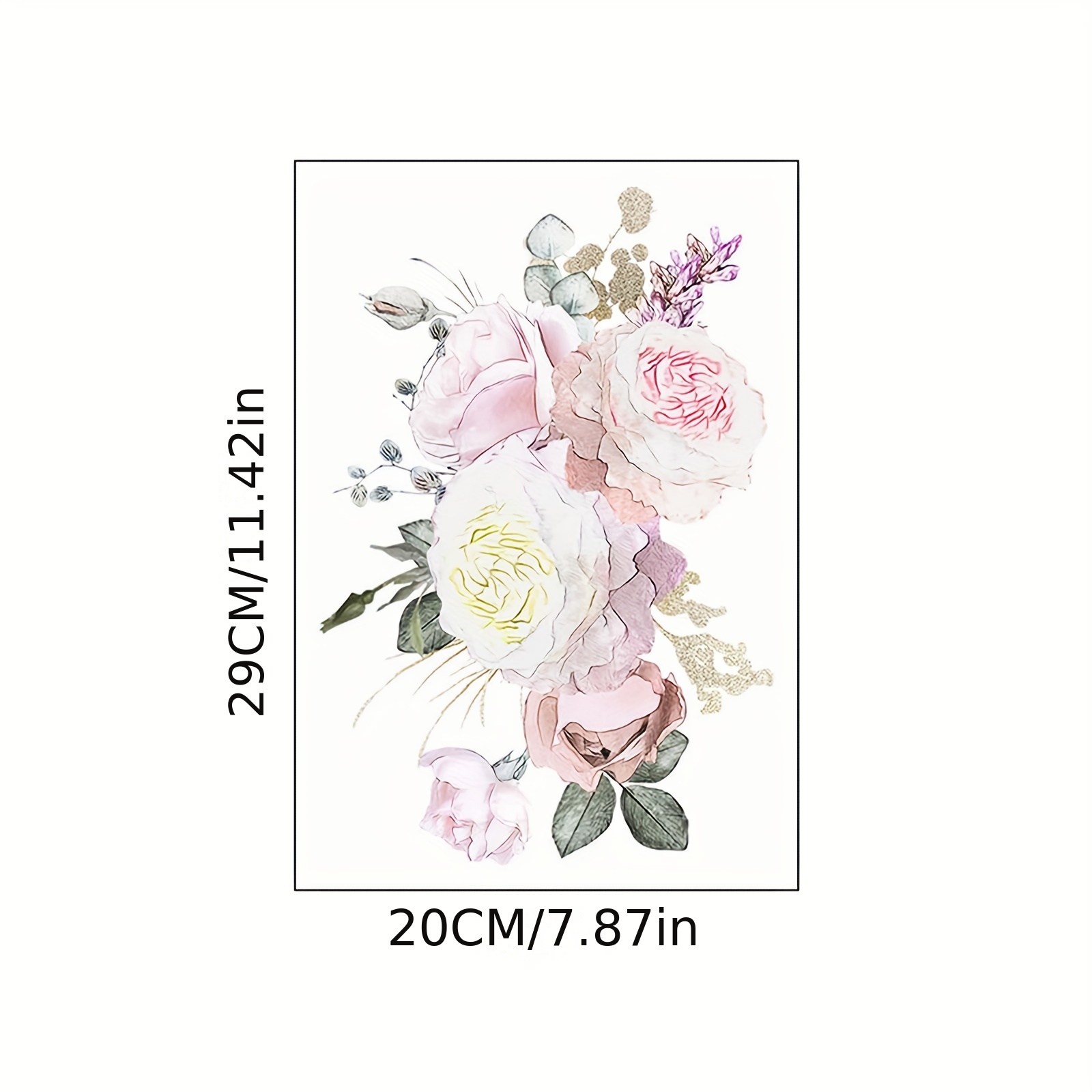 Floral Stickers, Blush & Bouquets