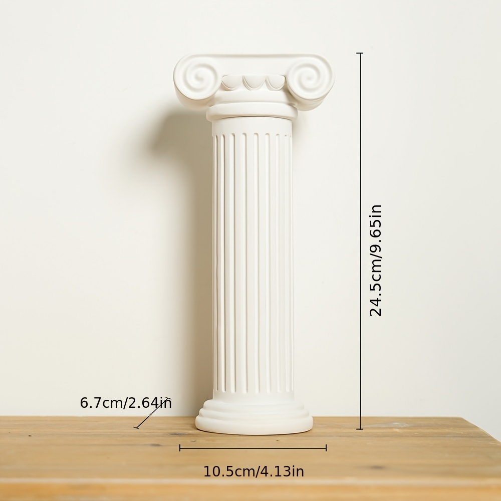 Vintage Roman Flower Vase - European Greek-inspired, For Wedding & Home Decor