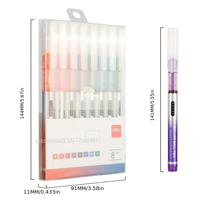 Deli Large Capacity Ball Point Pen Medium Point Smooth - Temu