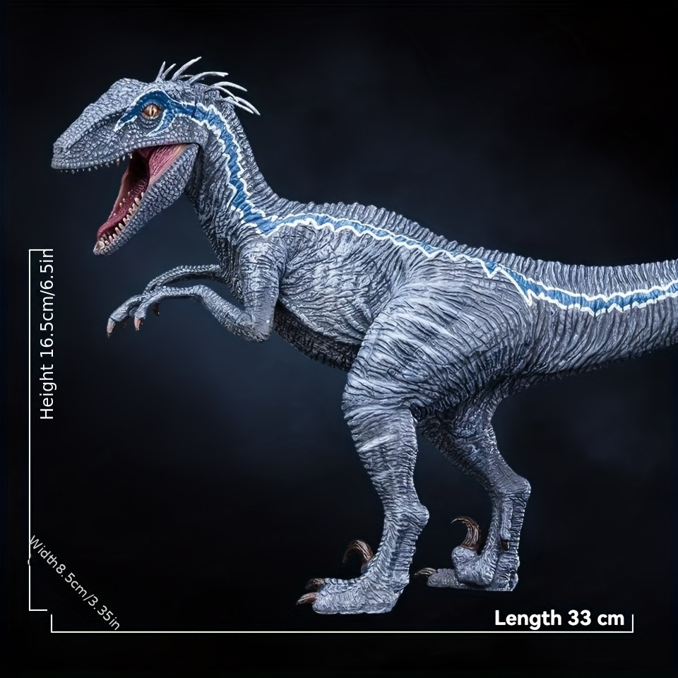 1pc Of Solid Simulation Static Toy Ornament Velociraptor Ancient Creature Simulation Static Toy Ornament Fun Science Dinosaur Toy, Unlock Prehistoric Charm, Is The For Gifts For Boys And Girls